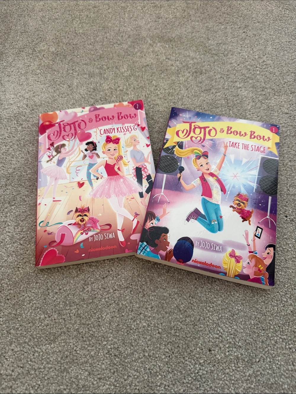 JoJo Siwa Books with Pink and Purple Covers